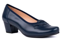 Skórzane czółenka damskie Łukbut 25060-4-J-352