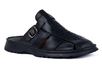 Czarne klapki męskie Łukbut 961