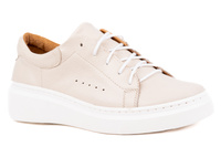 Trampki damskie beżowe Łukbut 19750-3-J-243 