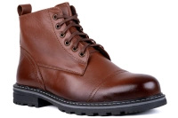 Brązowe trzewiki męskie w stylu traperka Łukbut 22240-4-Z-003 