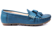 Skórzane mokasyny damskie Łukbut 718