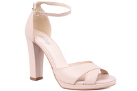 Sandały damskie na słupku Łukbut 24380-3-L-586