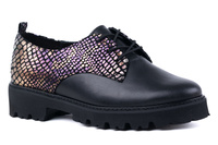   Półbuty damskie na traktorowej podeszwie Łukbut 25210-4-J-001 