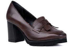 Skórzane czółenka damskie Łukbut 29030-3-J-330 