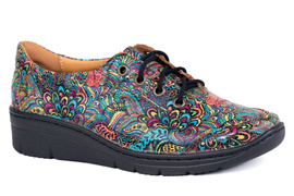 Damskie pólbuty komfortowe na koturnie Łukbut 15330-3-J-623