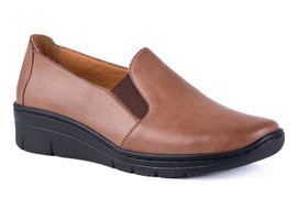 Damskie pólbuty komfortowe na koturnie Łukbut 18400-3-J-153