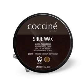 Klasyczna pasta do butów brązowa - COCCINE SHOE WAX